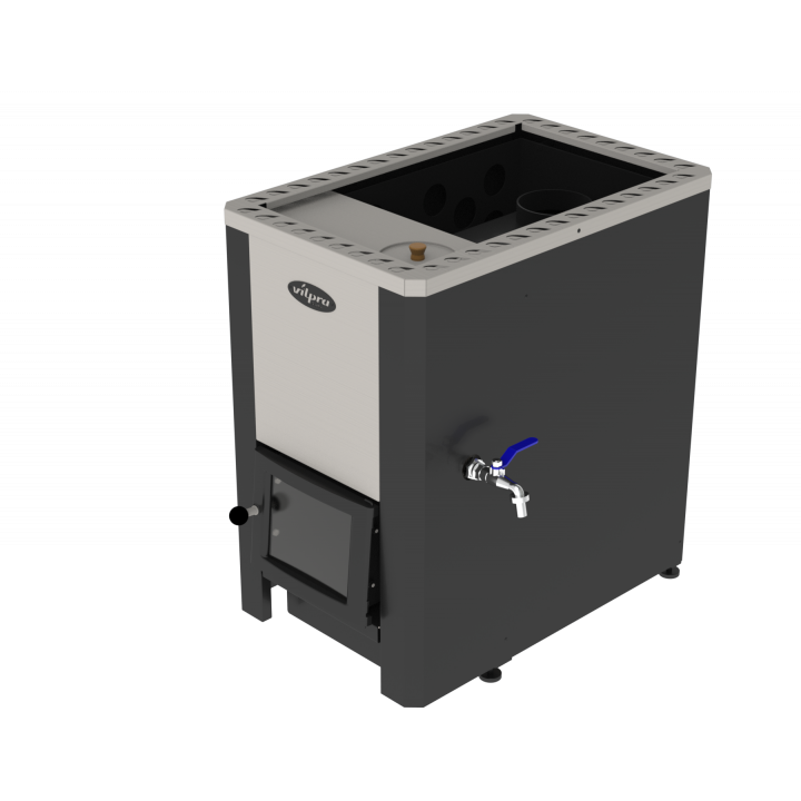 Wood-burning sauna stove - VILPRA ETNA-22-WT-V with water tank