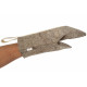 Felt glove for sauna
