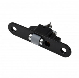 AD sauna door roller catch, black