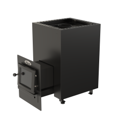 Wood-burning sauna stove - VILPRA FLAMO-14-L-V with external firebox 