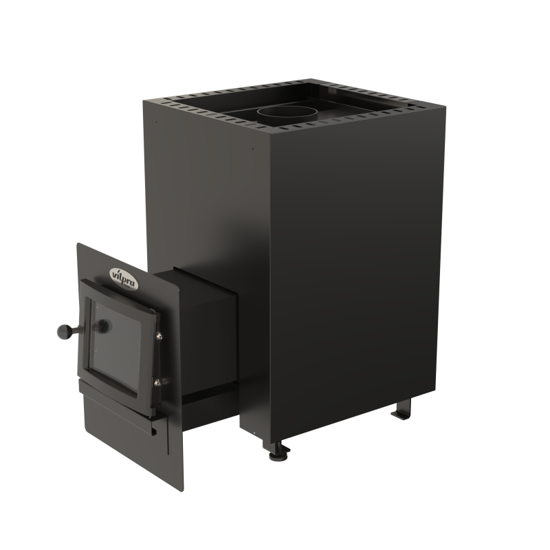 Wood-burning sauna stove - VILPRA FLAMO-14-L-V with external firebox