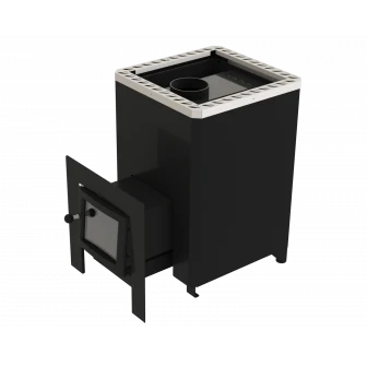 Wood-burning sauna stove - VILPRA FORNAX-14-L-V with external firebox