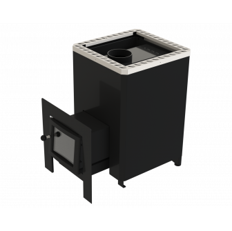 Wood-burning sauna stove - VILPRA FORNAX-14-L-V with external firebox