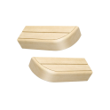 End bench element for modular sauna benches, Aspen - 0