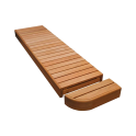 End bench element for modular sauna benches, Thermo aspen - 8