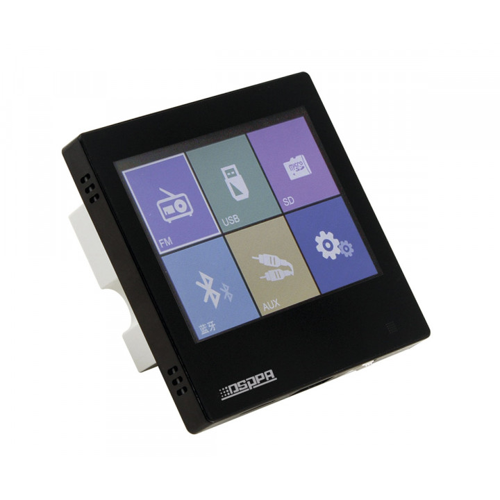 Smart Home on Wall Music Amplifier DSPPA DM837. Black