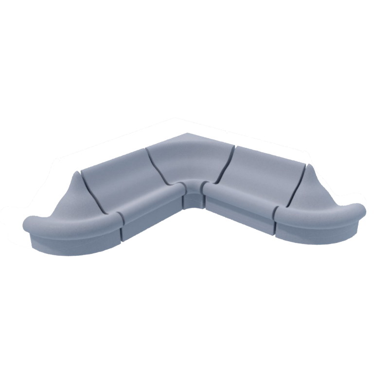 Steam sauna seat V-1