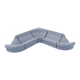 Steam sauna seat V-1