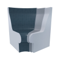 Steam sauna seat V-2 - 3