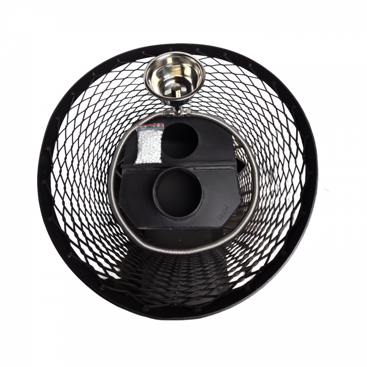 Steam distribution ring for sauna heater