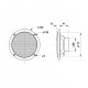 Speaker sauna FR 13 cm