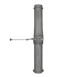 Cast iron chimney module 115/1000  Cast iron chimney module 115/1000