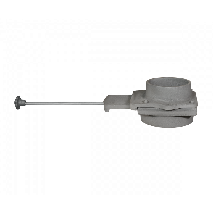 Cast iron smoke damper F150