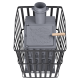 Wood-burning sauna stove - Gefest Grom Uragan 30 (P2)
