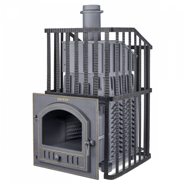 Wood-burning sauna stove - Gefest Grom Uragan 50 (P)