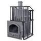 Wood-burning sauna stove - Gefest Grom Uragan 50 (P)