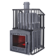 Wood-burning sauna stove - Gefest Grom Uragan 30 (P2)