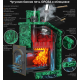 Wood-burning sauna stove - Gefest Groza 18 (M) in grid