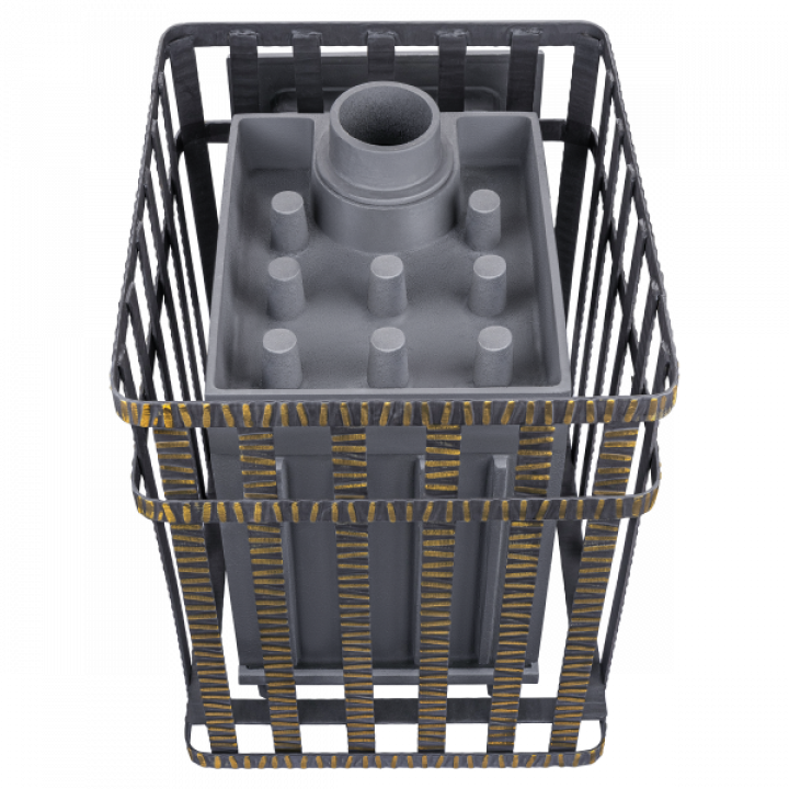 Wood-burning sauna stove - Gefest Groza 18 (M) in grid