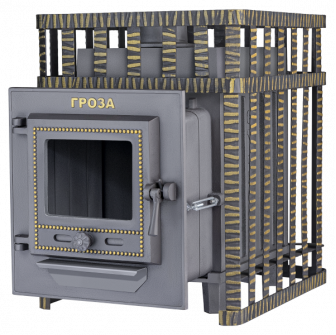 Wood-burning sauna stove - Gefest Groza 18 (M) in grid