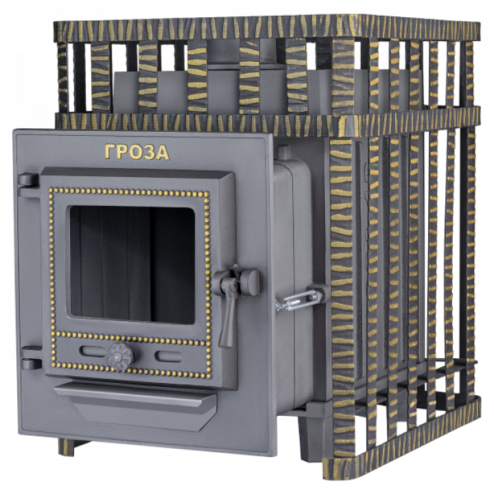 Wood-burning sauna stove - Gefest Groza 18 (M) in grid