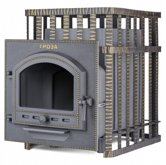 Wood-burning sauna stove - Gefest Groza 24 (P) in grid