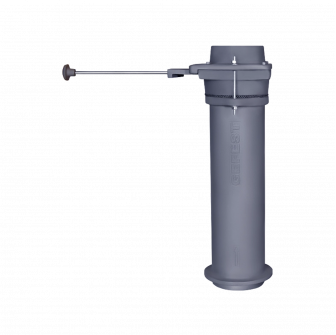 GEFEST cast iron flue module with damper, Ø115, 550 mm