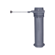 GEFEST cast iron flue module with damper, Ø150, 650 mm
