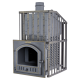 Wood-burning sauna stove - Gefest GFS ZK Uragan 30 (P) in grid