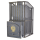 Wood-burning sauna stove - Gefest GFS ZK Uragan 45 in grid