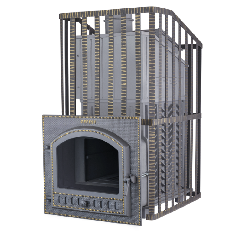 Wood-burning sauna stove - Gefest GFS ZK Uragan 40 (M) in grid