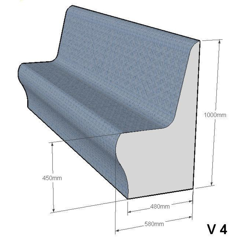 Steam sauna seat V-4