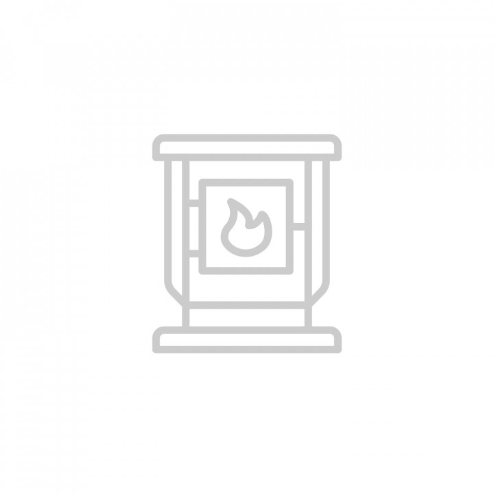 Woodburning sauna stove - KASTOR SAGA 30 T, chrome