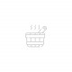 TYLOHELO aluminum bucket and ladle set, gray