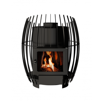 Wood-burning sauna stove - VILPRA GRANNUS Queen 8 with internal firebox