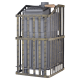 Wood-burning sauna stove - Gefest Groza Uragan 24 (P)