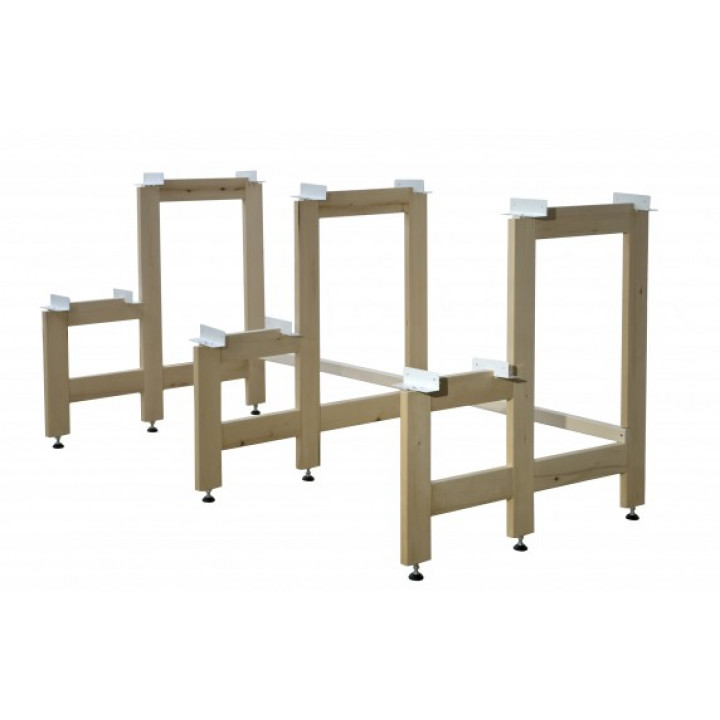 Standard sauna bench complex, Linden wood, length 2037mm