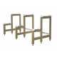 Standard sauna bench complex, Linden wood, length 2037mm