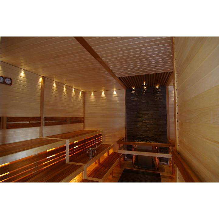 Bench board, 28 x 90 mm, thermo aspen, class A, 4 pcs.