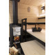 Steel insulated chimney set - HARVIA, black