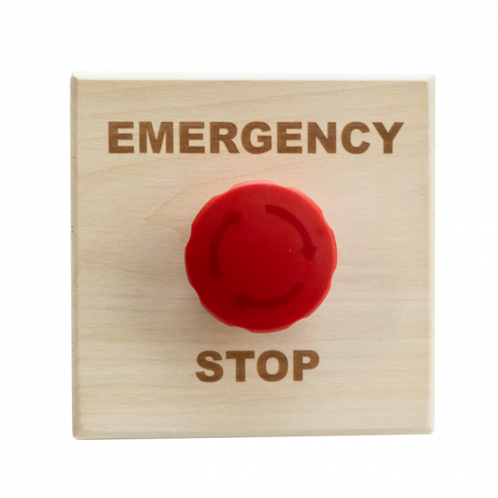Harvia emergency stop button