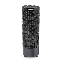Electric sauna heater - HARVIA Cilindro Black Steel PC110E 10,8 kW