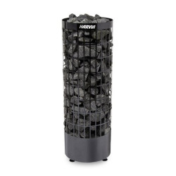 Electric sauna heater - HARVIA Cilindro Black Steel PC90E 9 kW