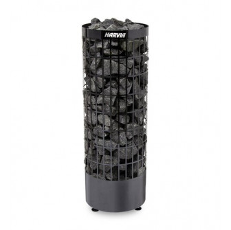 Electric sauna heater - HARVIA Cilindro Black Steel PC70E 6,8 kW