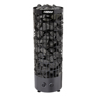 Electric sauna heater - HARVIA Cilindro Black Steel PC90 9 kW