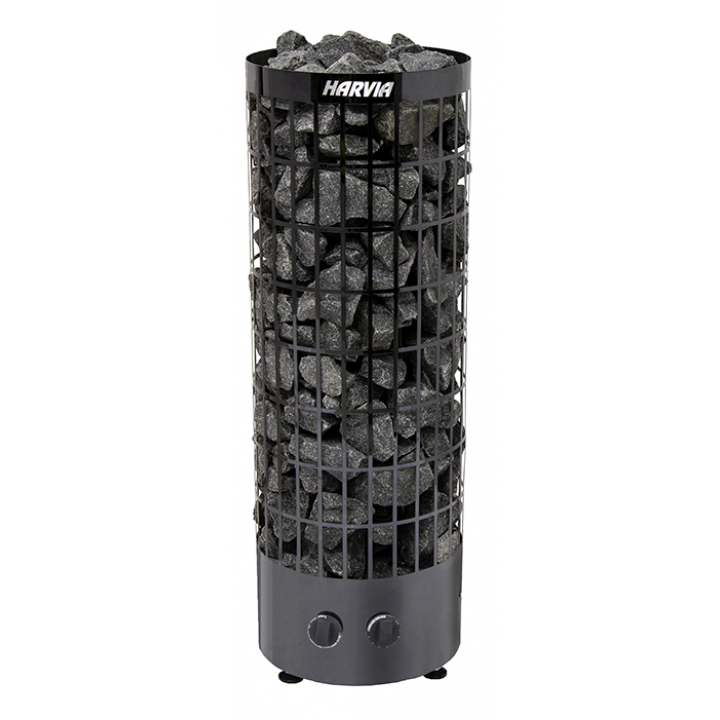 Electric sauna heater - HARVIA Cilindro Black Steel PC90 9 kW
