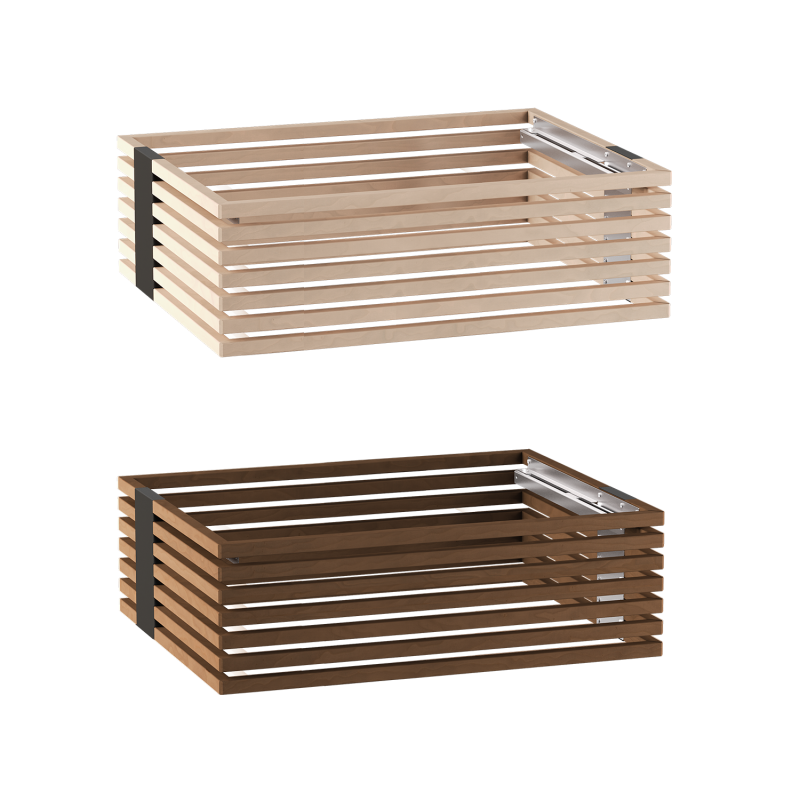 Harvia Concept R wooden safety railing, linden or walnut