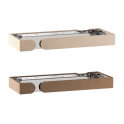 Harvia Concept R Mini Combi wooden safety railing parts, linden or walnut - 0