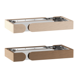 Harvia Concept R Mini wooden safety railing parts, linden or walnut 