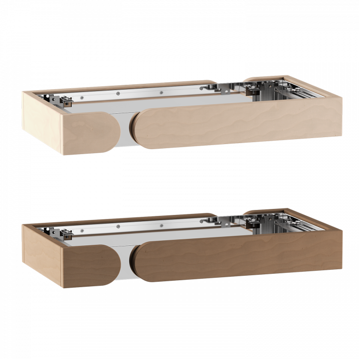 Harvia Concept R Mini wooden safety railing parts, linden or walnut